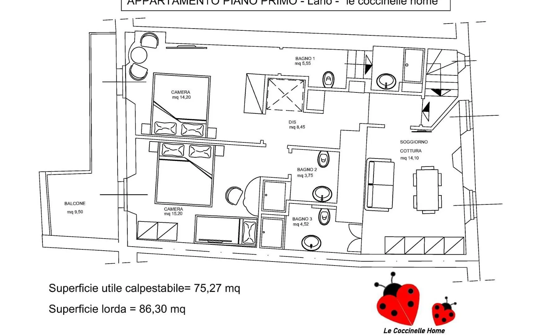 Сasa de vacaciones Le Coccinelle Home Mandello del Lario